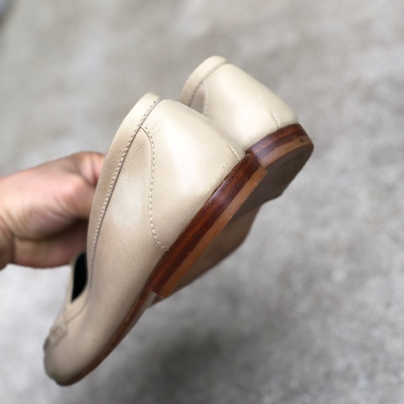 Gucci Light Beige Leather Loafers - Picture 4 of 8